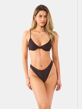 Nyud Brown Bikini Set